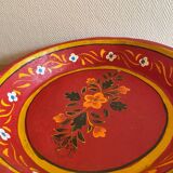 Large papier-mâché dish from India