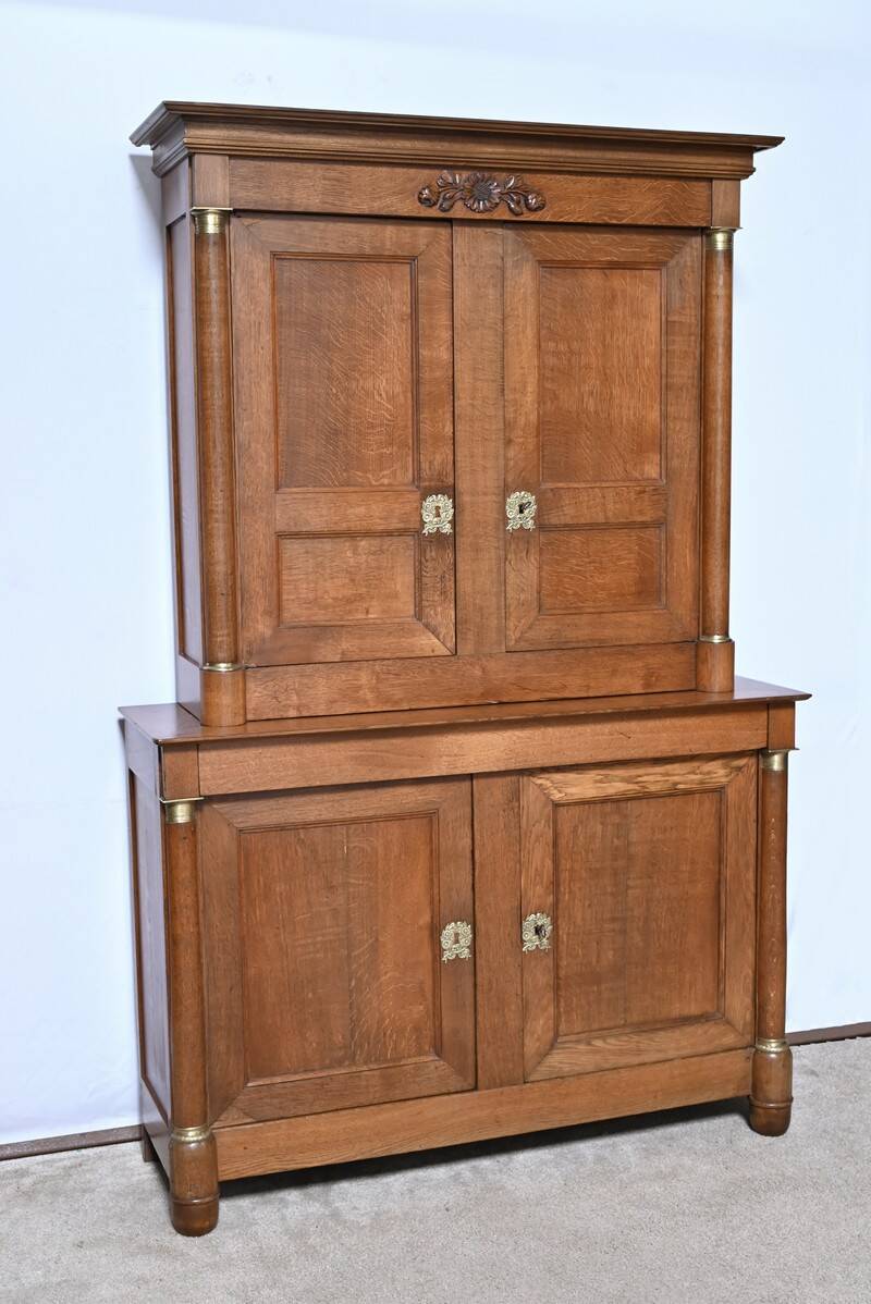 Empire Oak Two-Body Buffet – First Half of the 19th Century