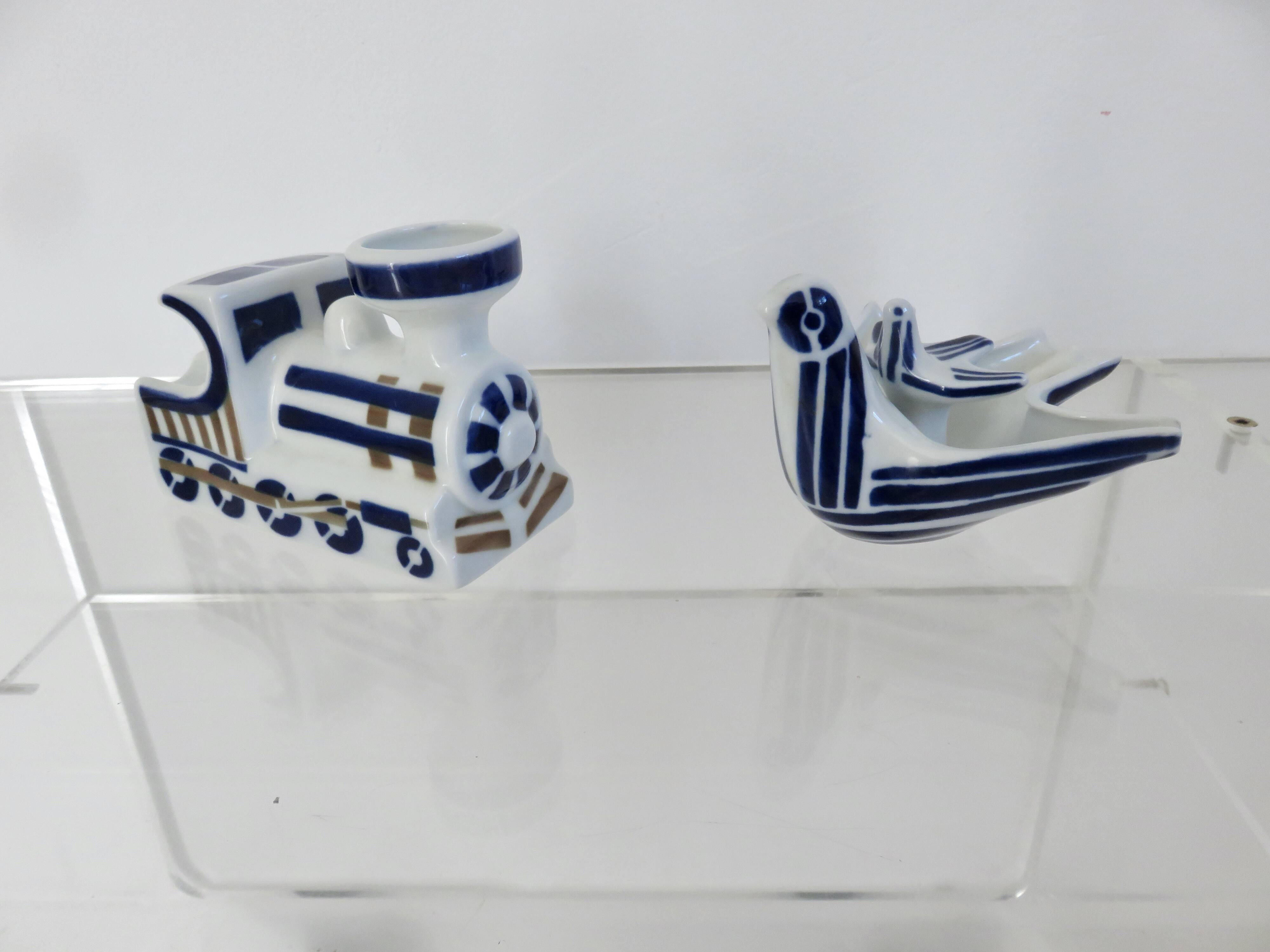 Set of 2 ceramic ashtrays from Sagardelos, Spain, 1970