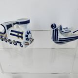 Set of 2 ceramic ashtrays from Sagardelos, Spain, 1970