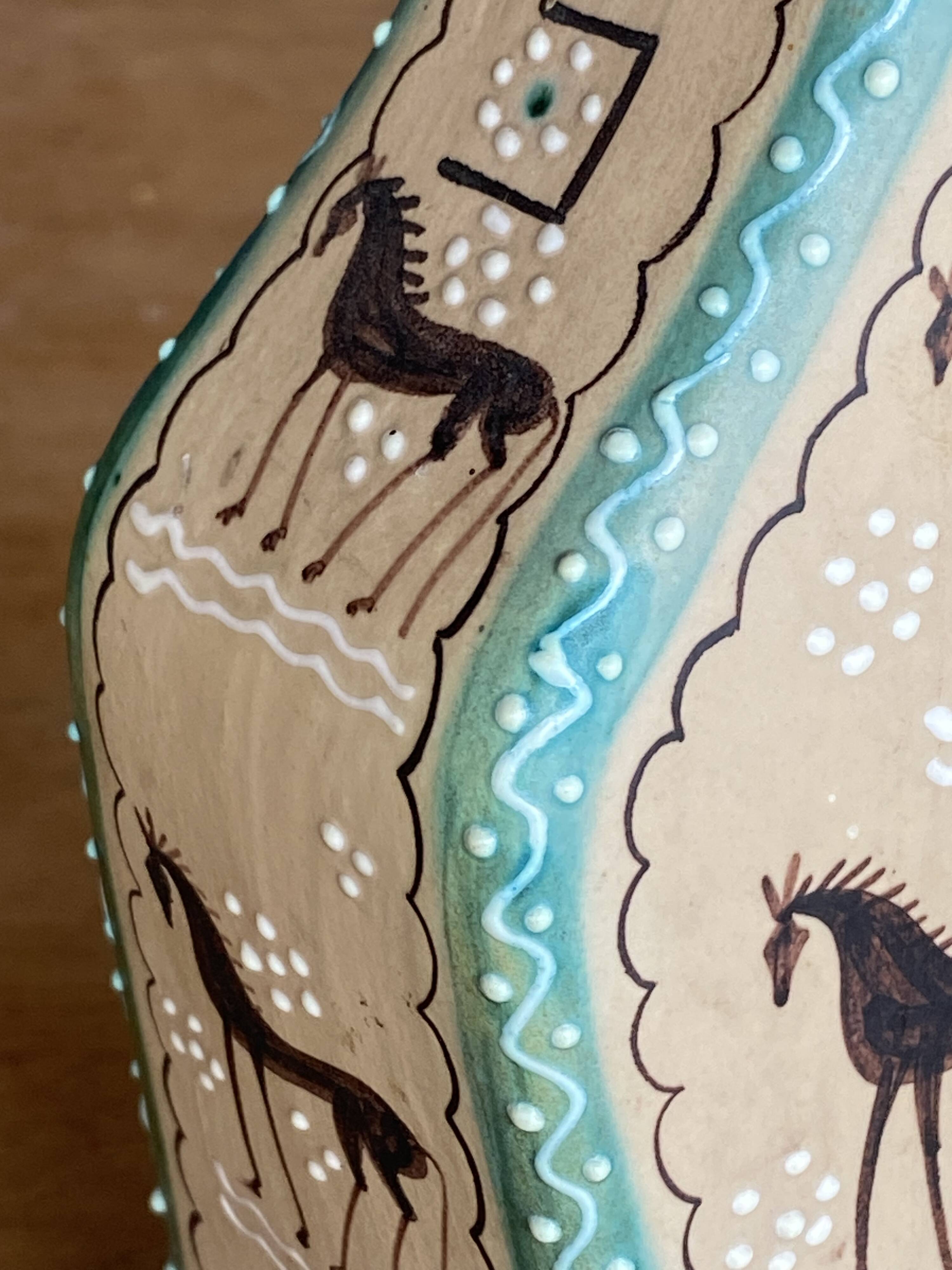 Italian vintage vase Deruta