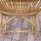 Fauteuil en rotin vintage