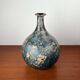 Brutalist mid-century studio pottery vase by Gerhard Liebenthron, 1975.