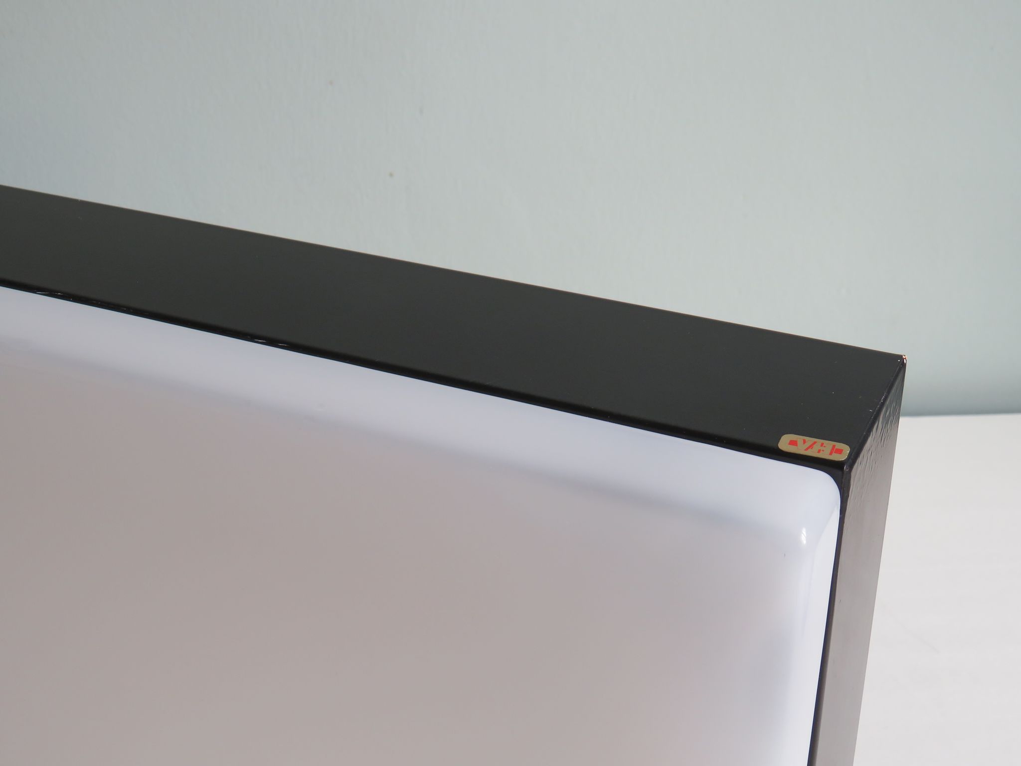 Rectangular ceiling or wall light by Van Haute Belgique, 1960s