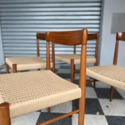 Set of 4 HW Klein chairs for Bramin
