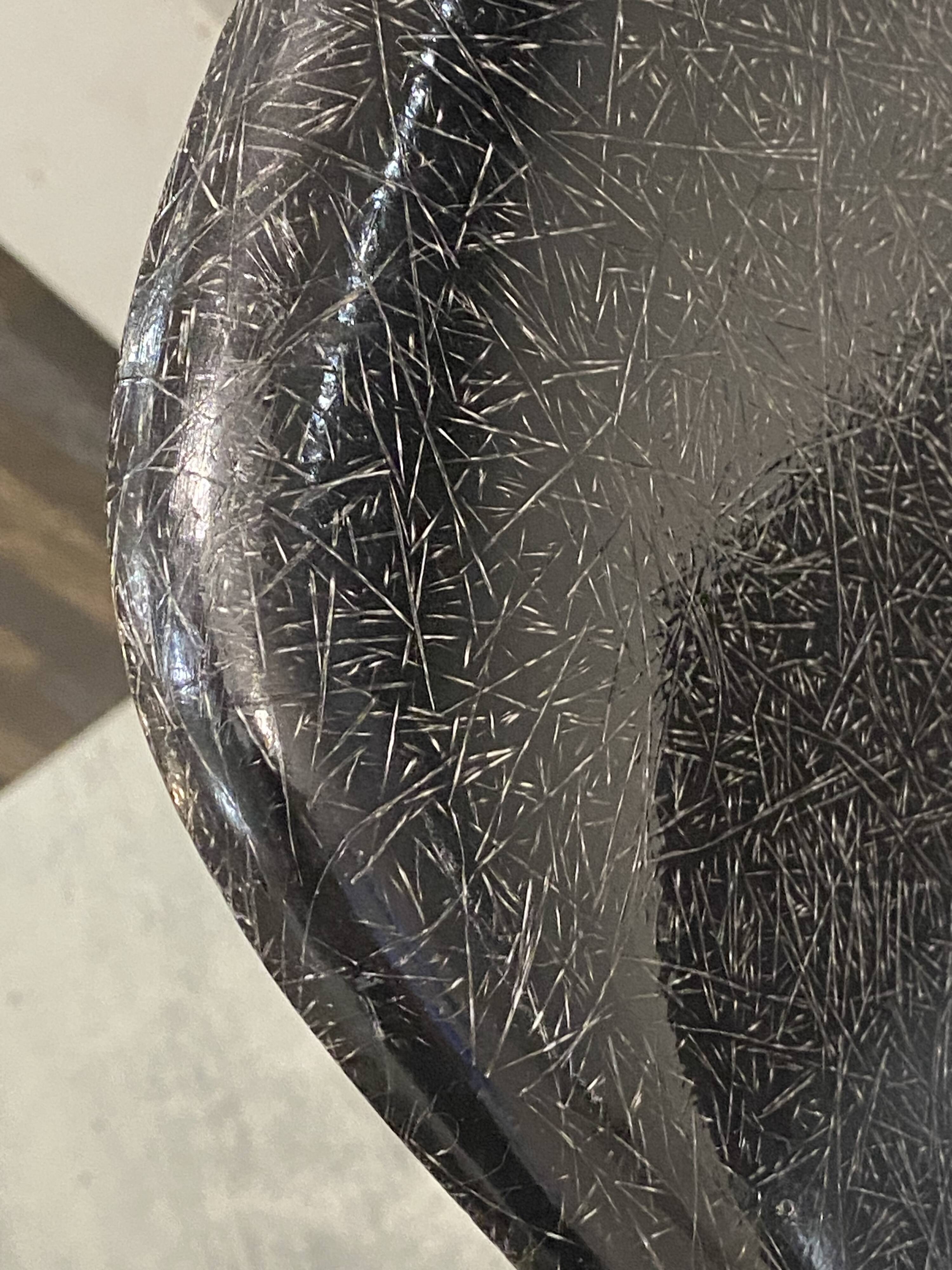 DSW chair black fibre black dowel walnut Eames Herman Miller vintage 1950