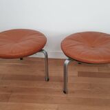 PK33 stools by Poul Kjaerholm, E. Kold Christensen