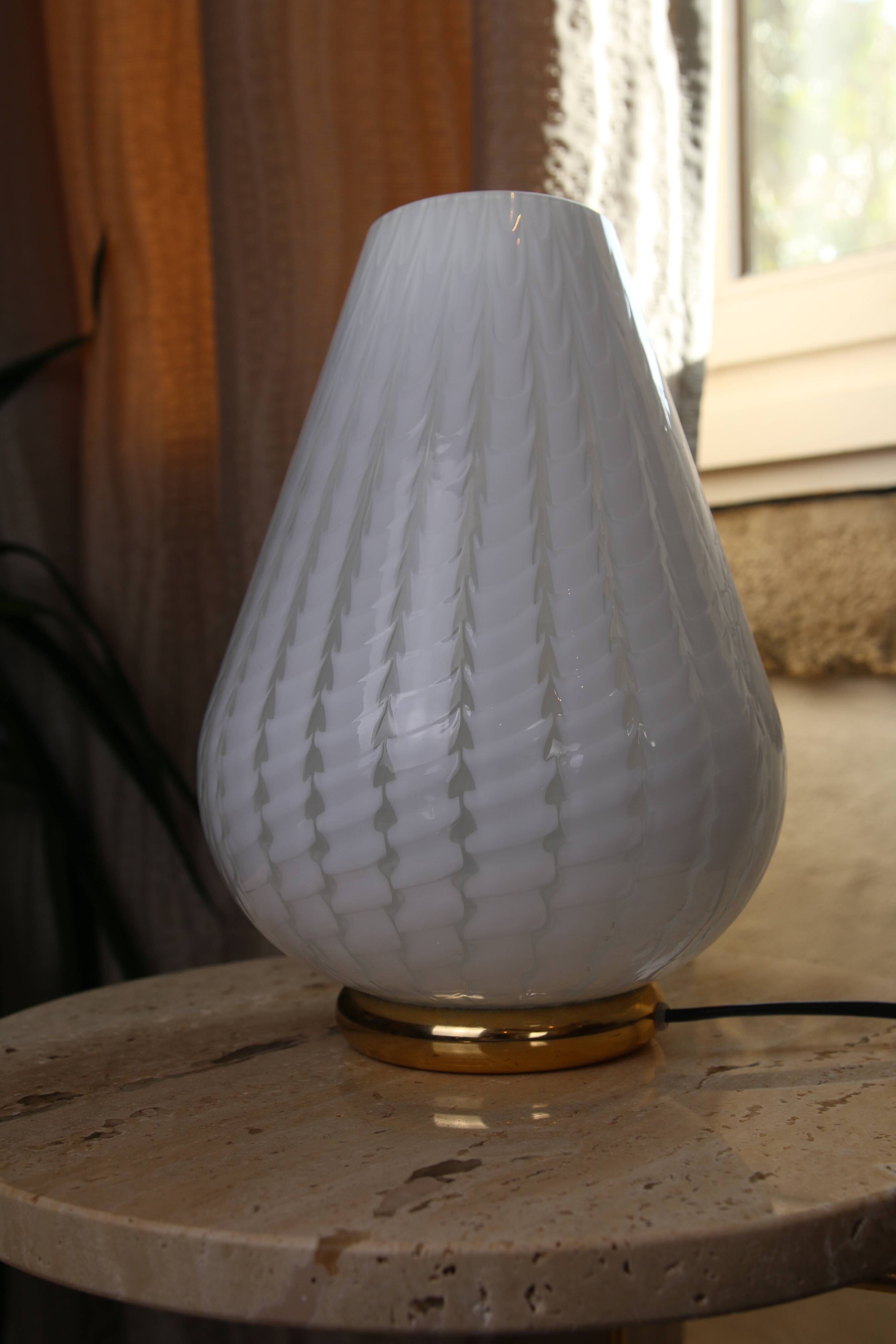 Murano glass table lamp