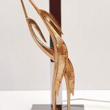 Vintage heron lamp 1970