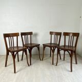Set of 4 chairs vintage bistro 50