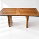 Handcrafted solid oak table