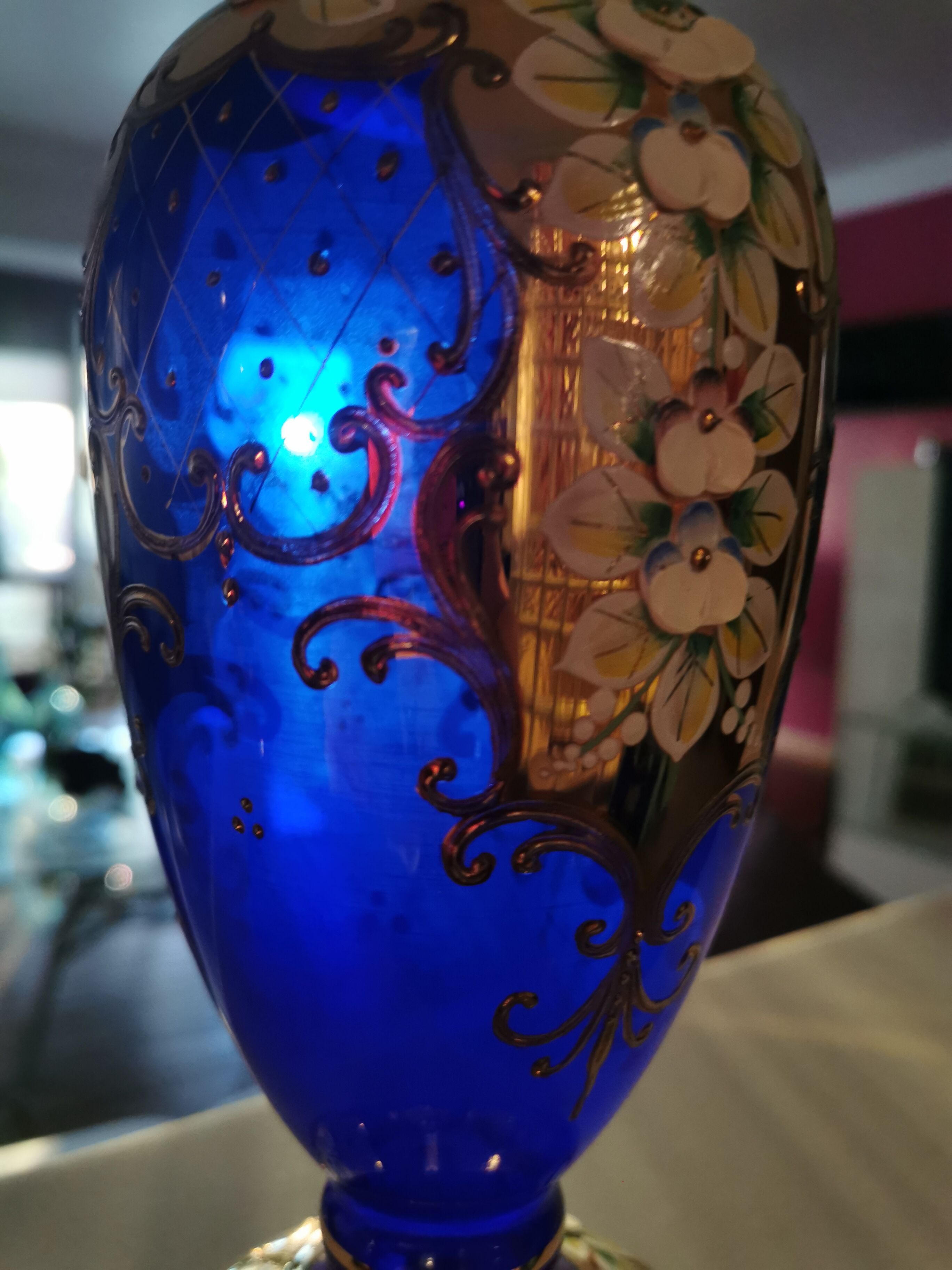 Venetian Murano glass vase