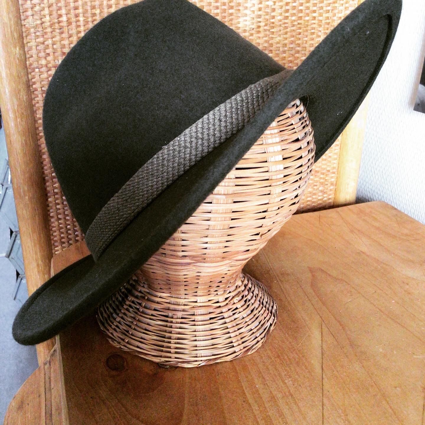 Marotte - wicker hat head