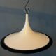 Vintage Murano glass witch hat pendant lamp