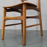 1960s Ib Kofod Larsen Set of 4 dining Chairs in Teak Finish, Denmark