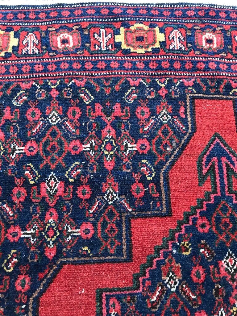 Tapis ancien senneh persan 108x148cm