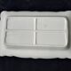 White porcelain asparagus dish Pillivuyt