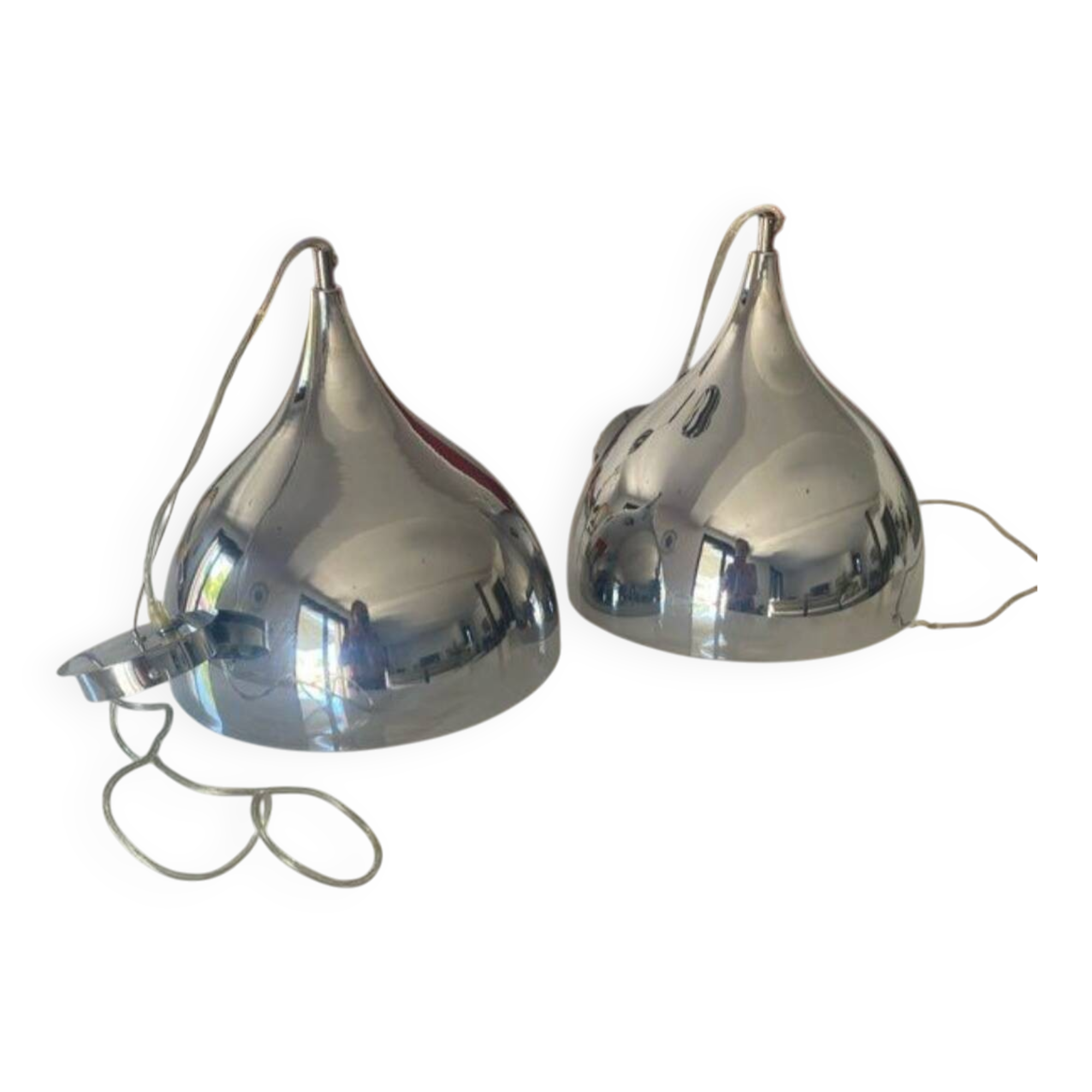 2 chrome space age suspensions