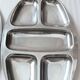 Set de 2 grands plats en inox 18/10, Vers 1970