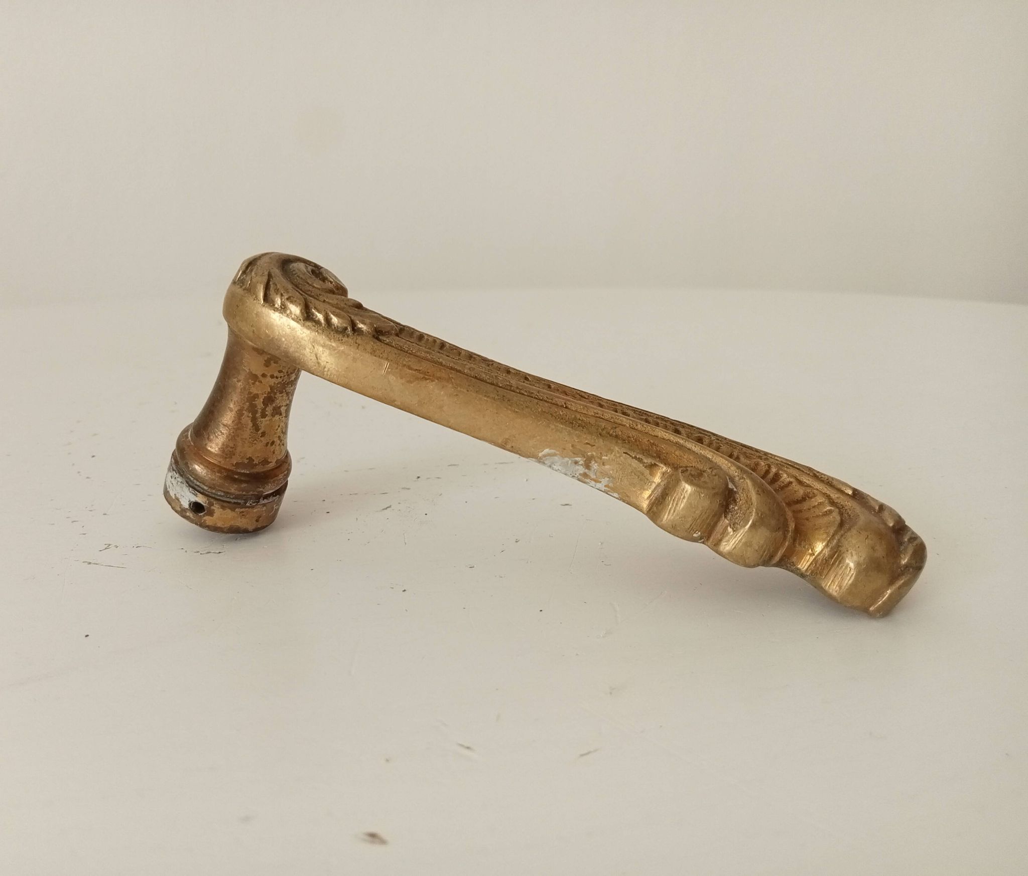 Poignée de porte ancienne en bronze style Empire