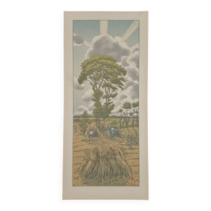 Lithographie par Henri Rivière