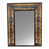 Luigi Brusotti Mid-Century Modern Italian Decorated Mirror, 1940s