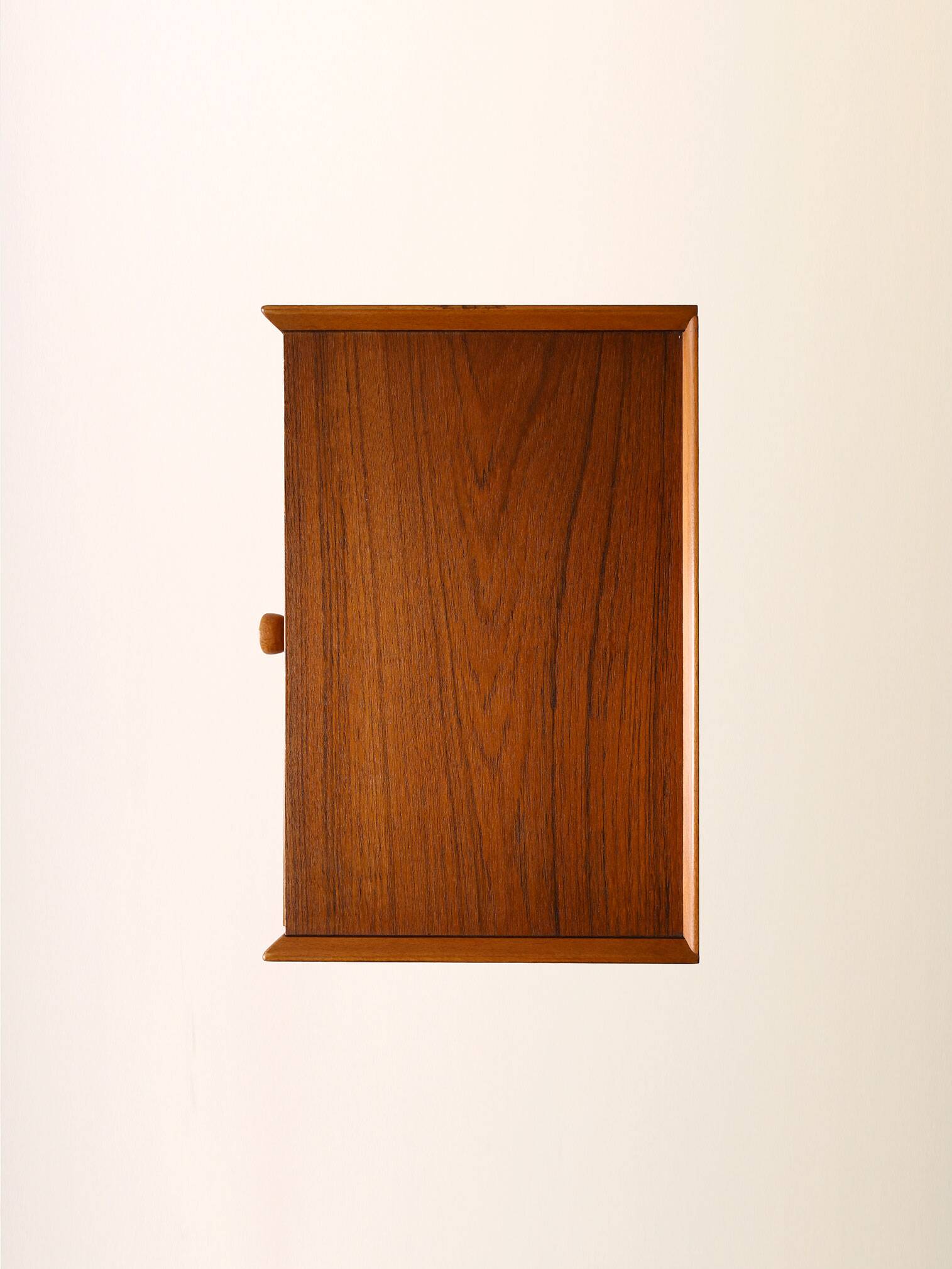 1960s Scandinavian teak and oak nightstand