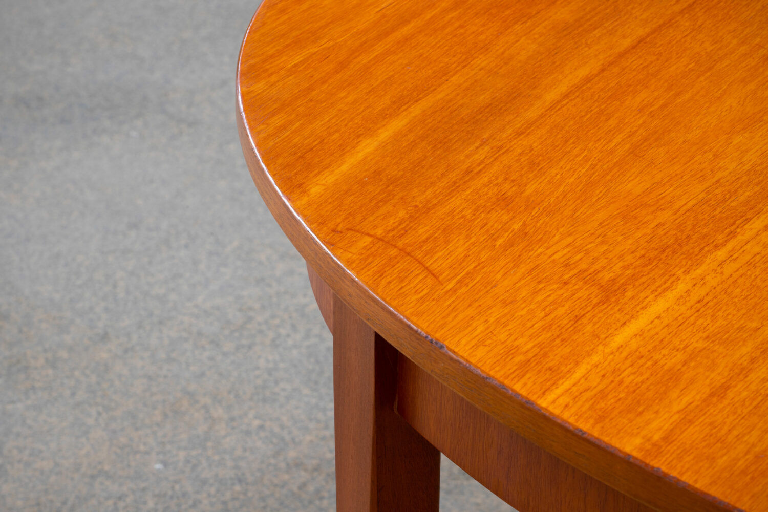 Scandinavian table in blond teck 1960