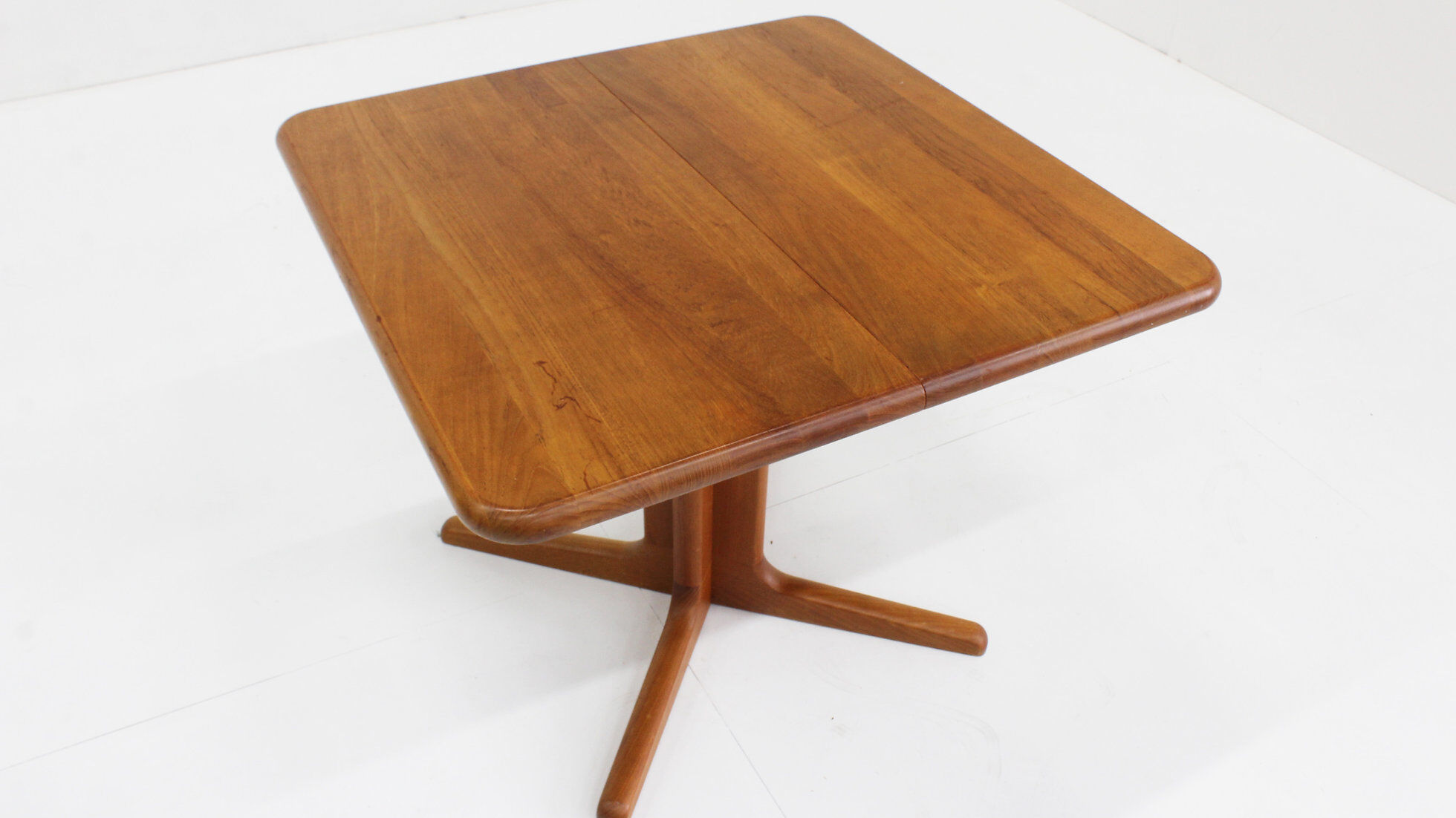 Vintage Danish extendable dining table teak 1960s