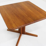 Vintage Danish extendable dining table teak 1960s