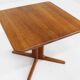 Vintage Danish extendable dining table teak 1960s