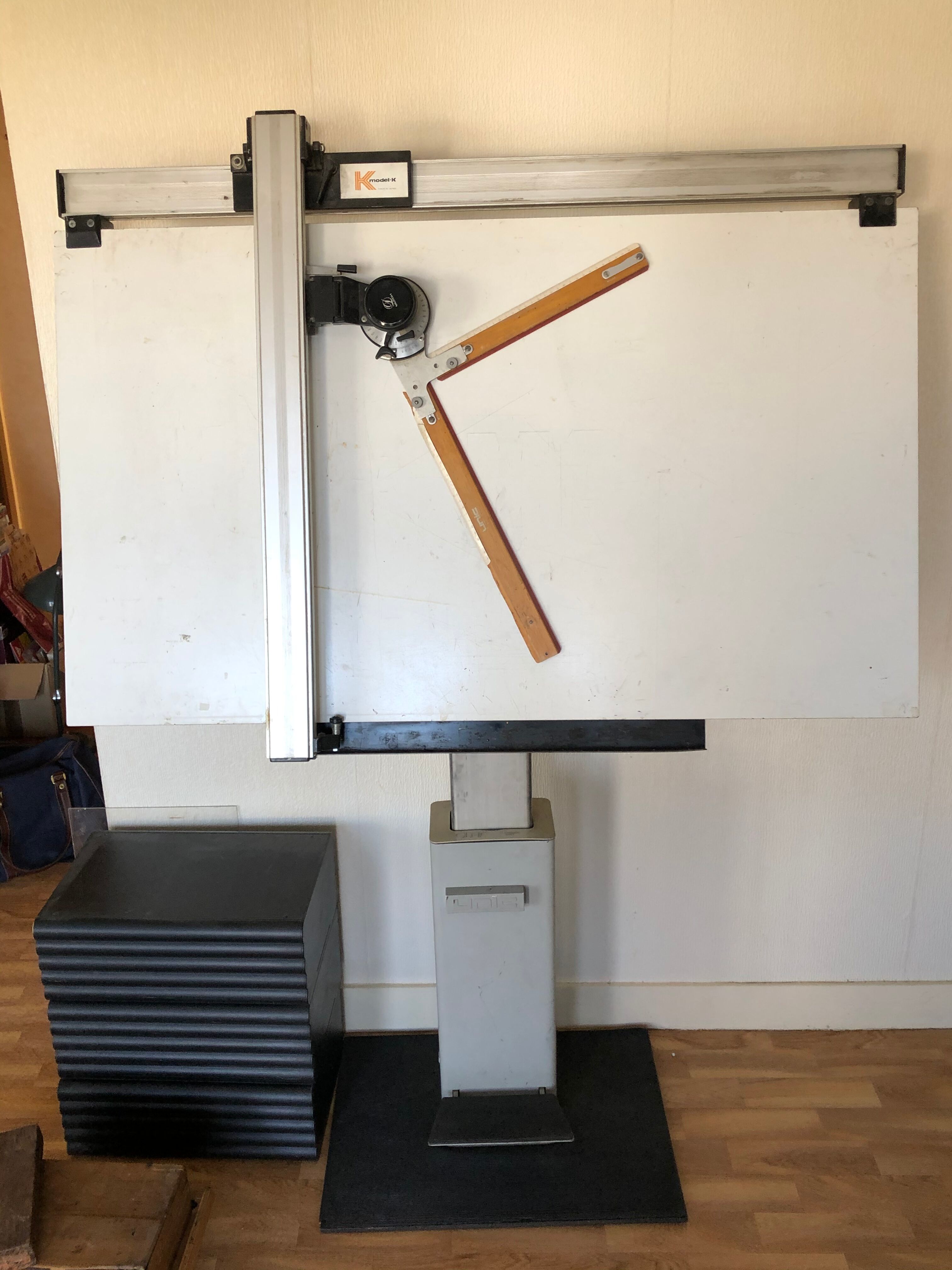 Vintage industrial drawing table