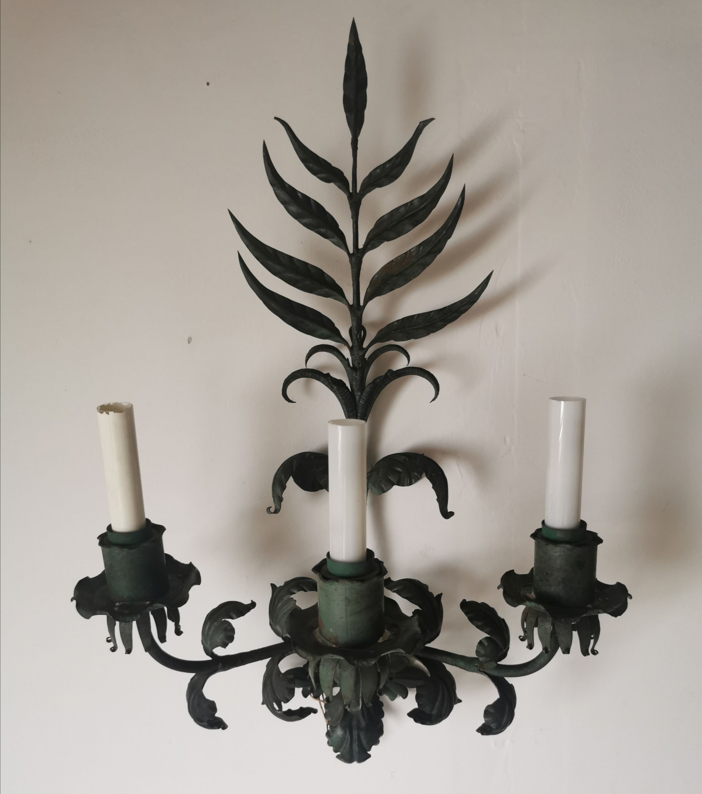 Wall lamp iron and sheet metal