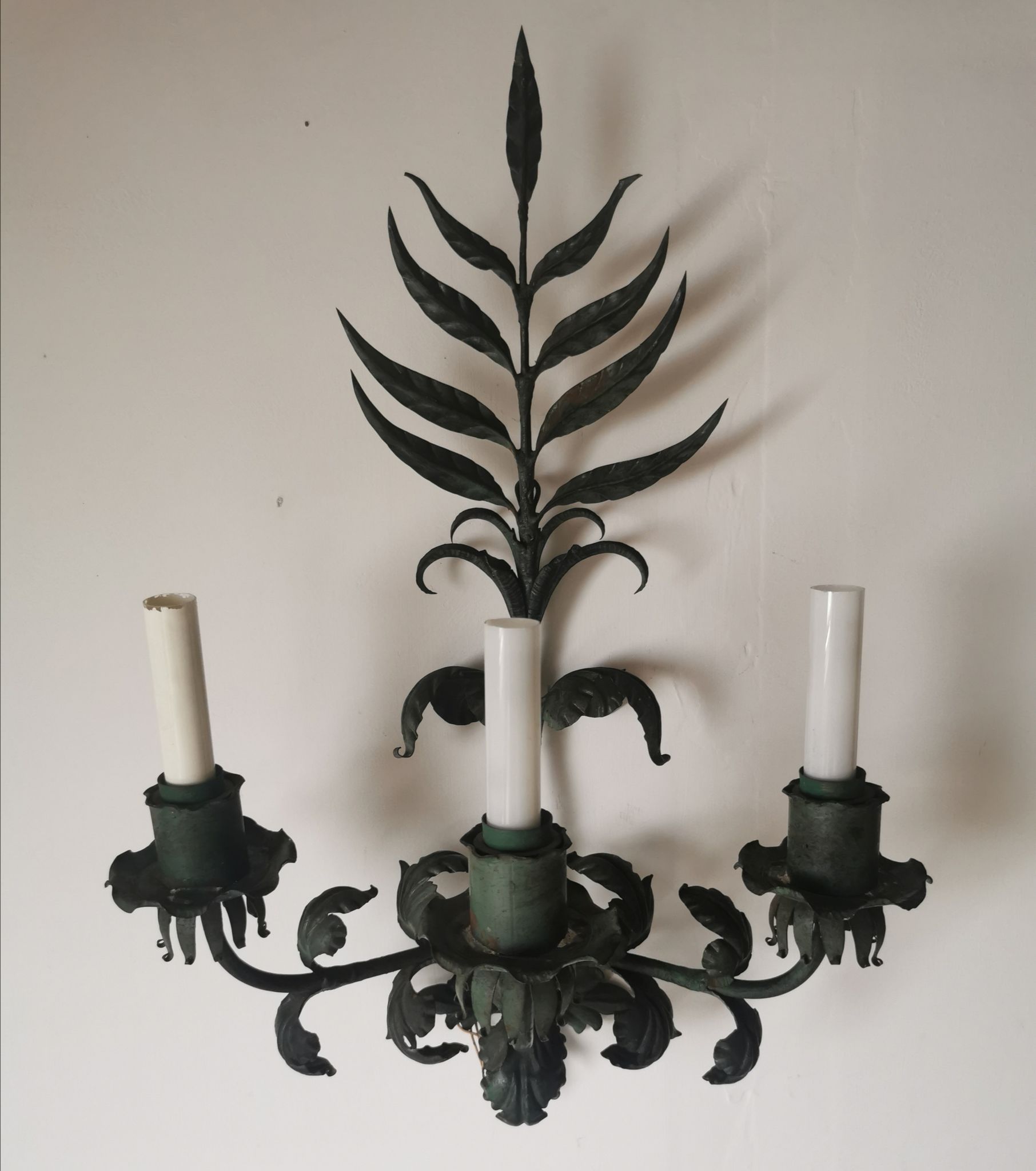 Wall lamp iron and sheet metal