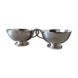 2 tasses anciennes en argent massif