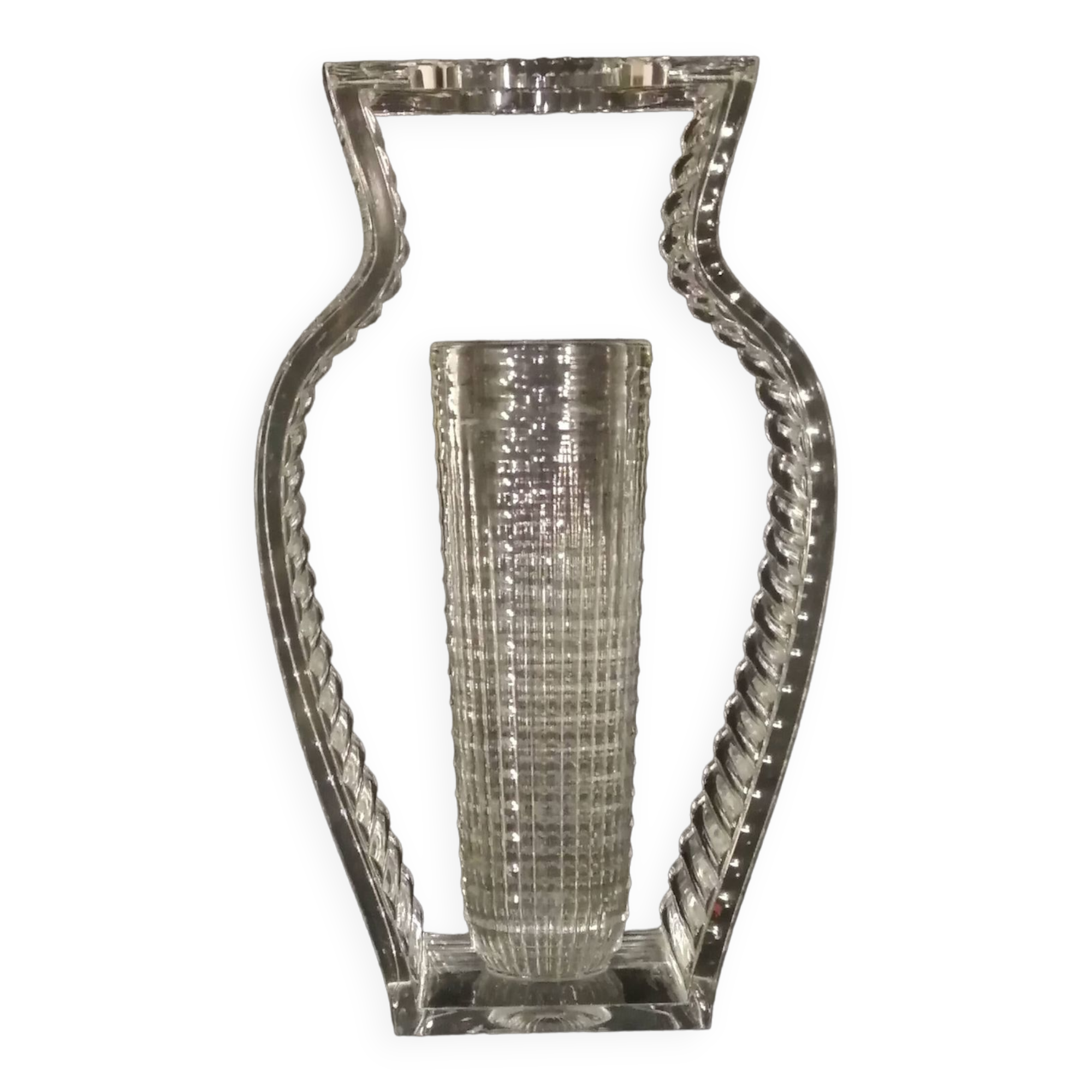 Shine vase from kartell in vintage plexiglass