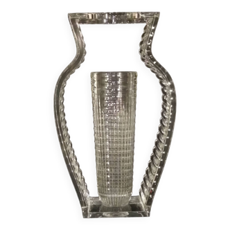 Vase shine de chez Kartell  en plexiglass vintage