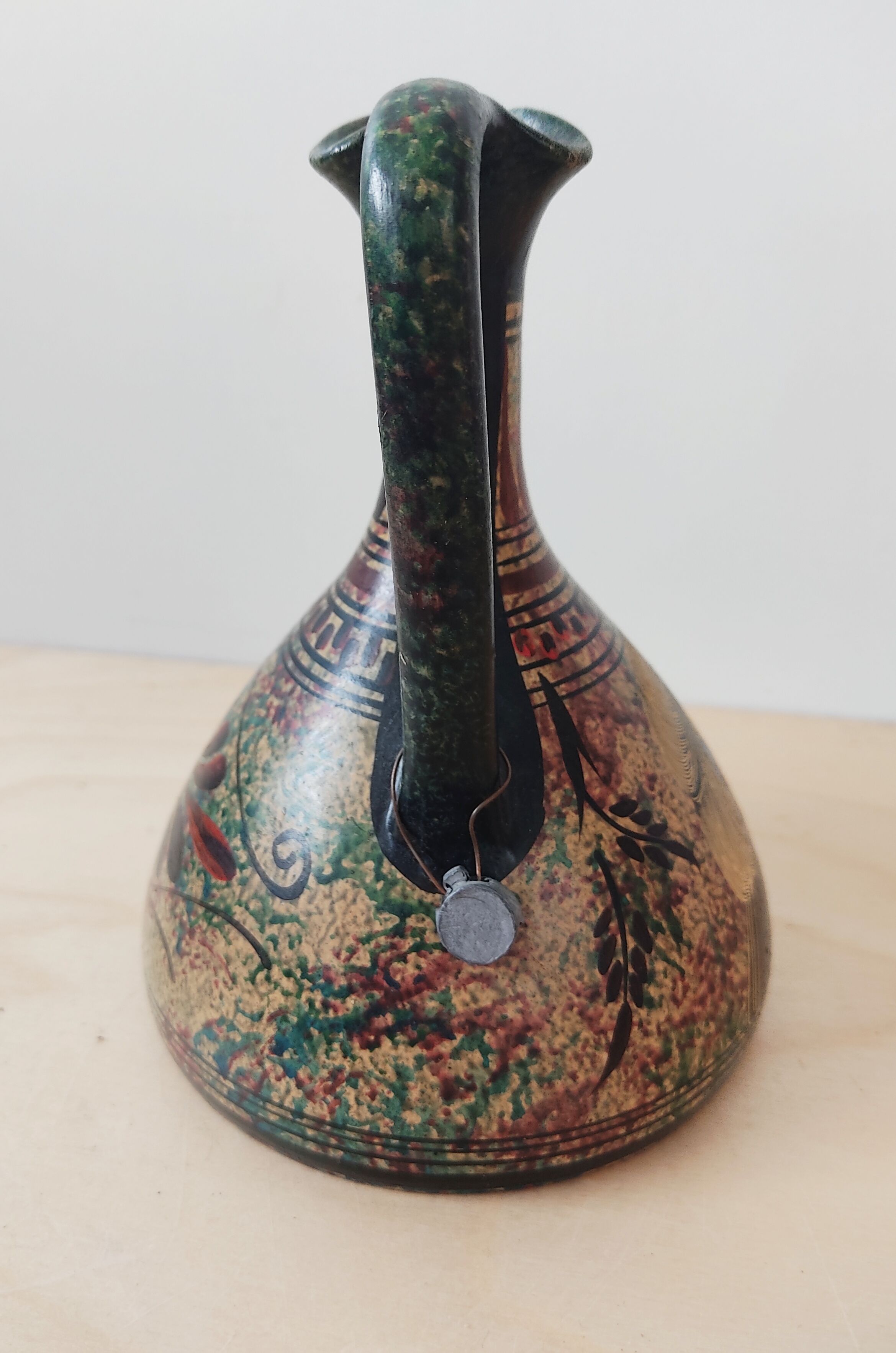 Vintage Greek ceramic pitcher