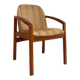 Vintage Danish solid teak wooden chair