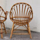 Paire de fauteuils coquille vintage 1950