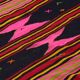 Kilim Oushak vintage striped pink and brown handmade 310 x 158 cm