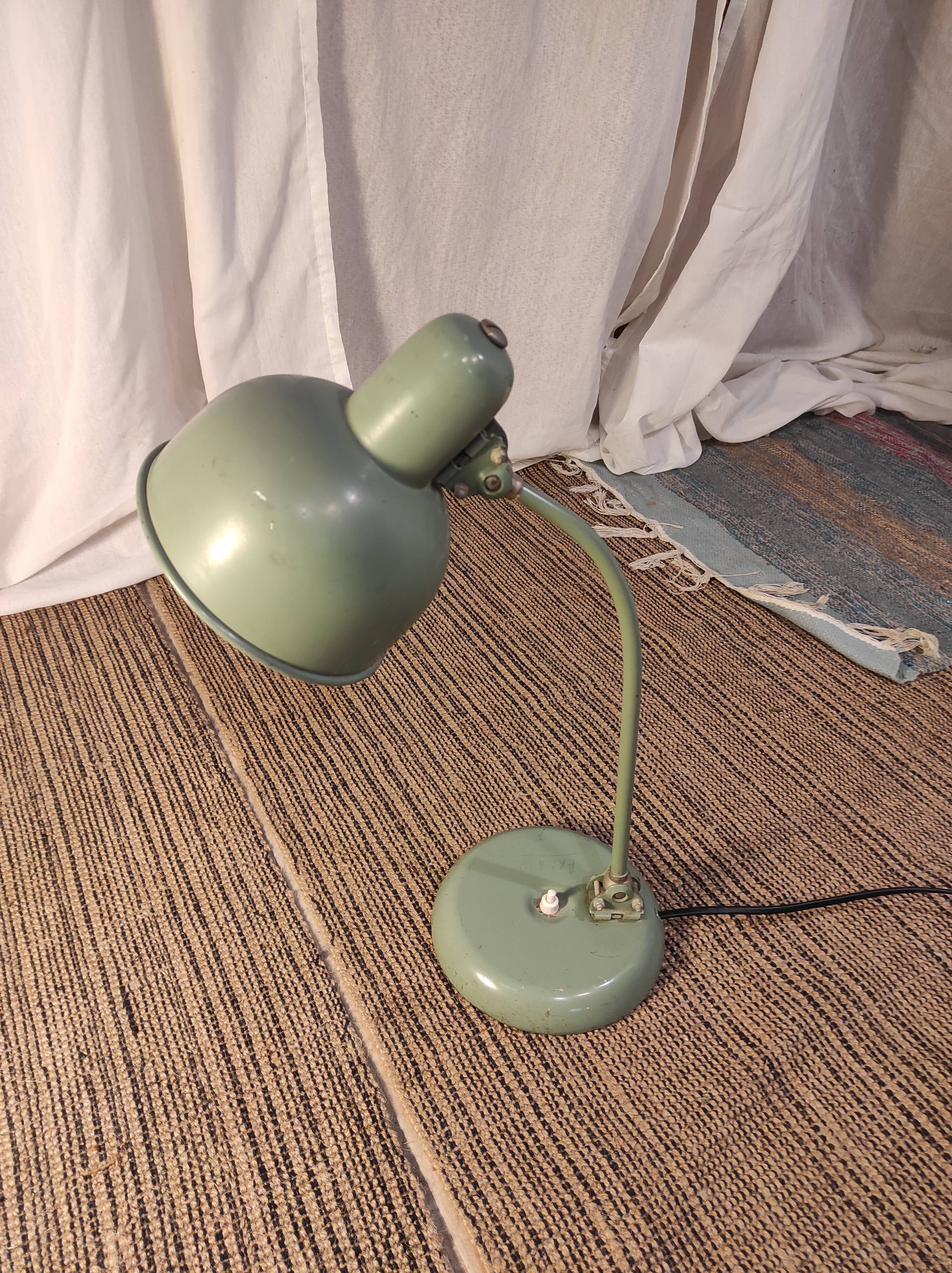 Desk lamp, articulated workshop lamp 1940