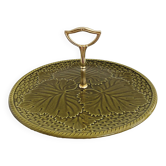 Serving dish / cheese platter – Gien earthenware, 1970s