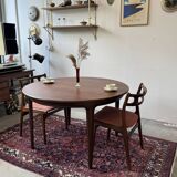 Table extensible en palissandre, conçue par J. Andersen, Danemark, années 1960