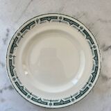 Longwy Earthenware Flat Plate - Josette Model