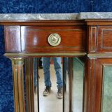 Parisian Louis XVI mahogany display case circa 1800