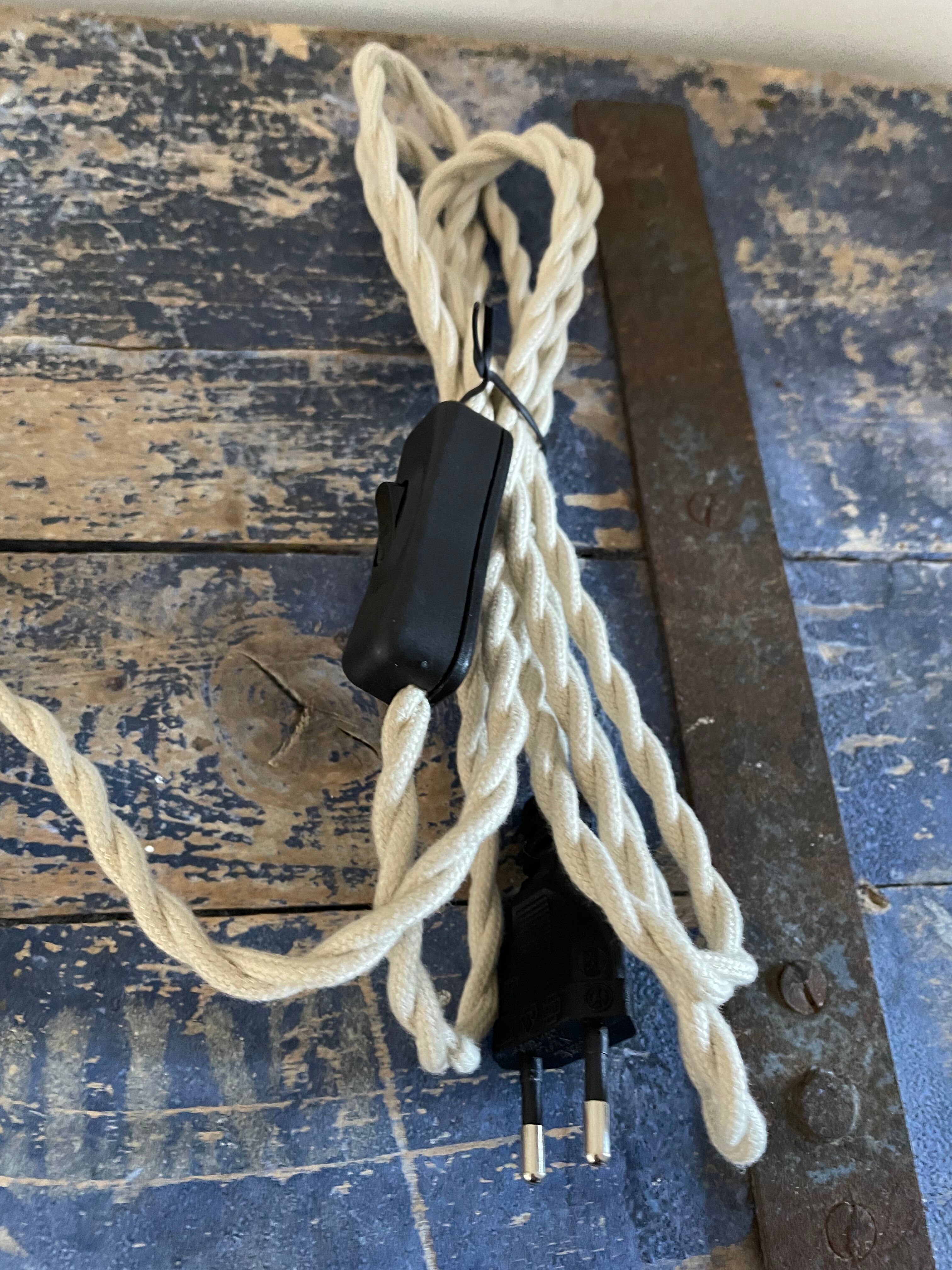 Bedside lamp bubble amber