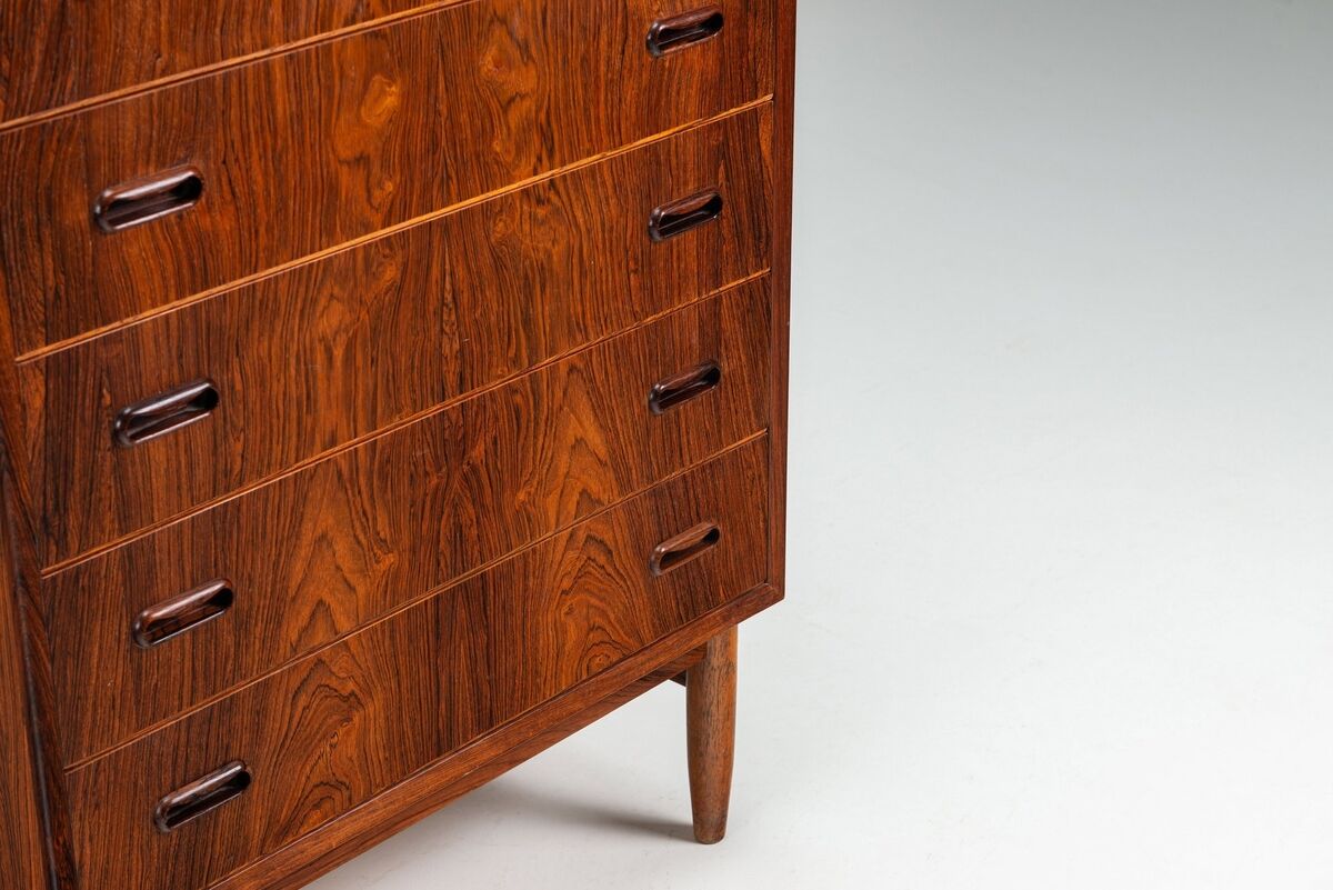 Grand commode scandinave en palissandre, Danemark 1960