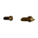 Pair of brass wall lights from the mid-century by N Leuchten, 1960s, Germany.