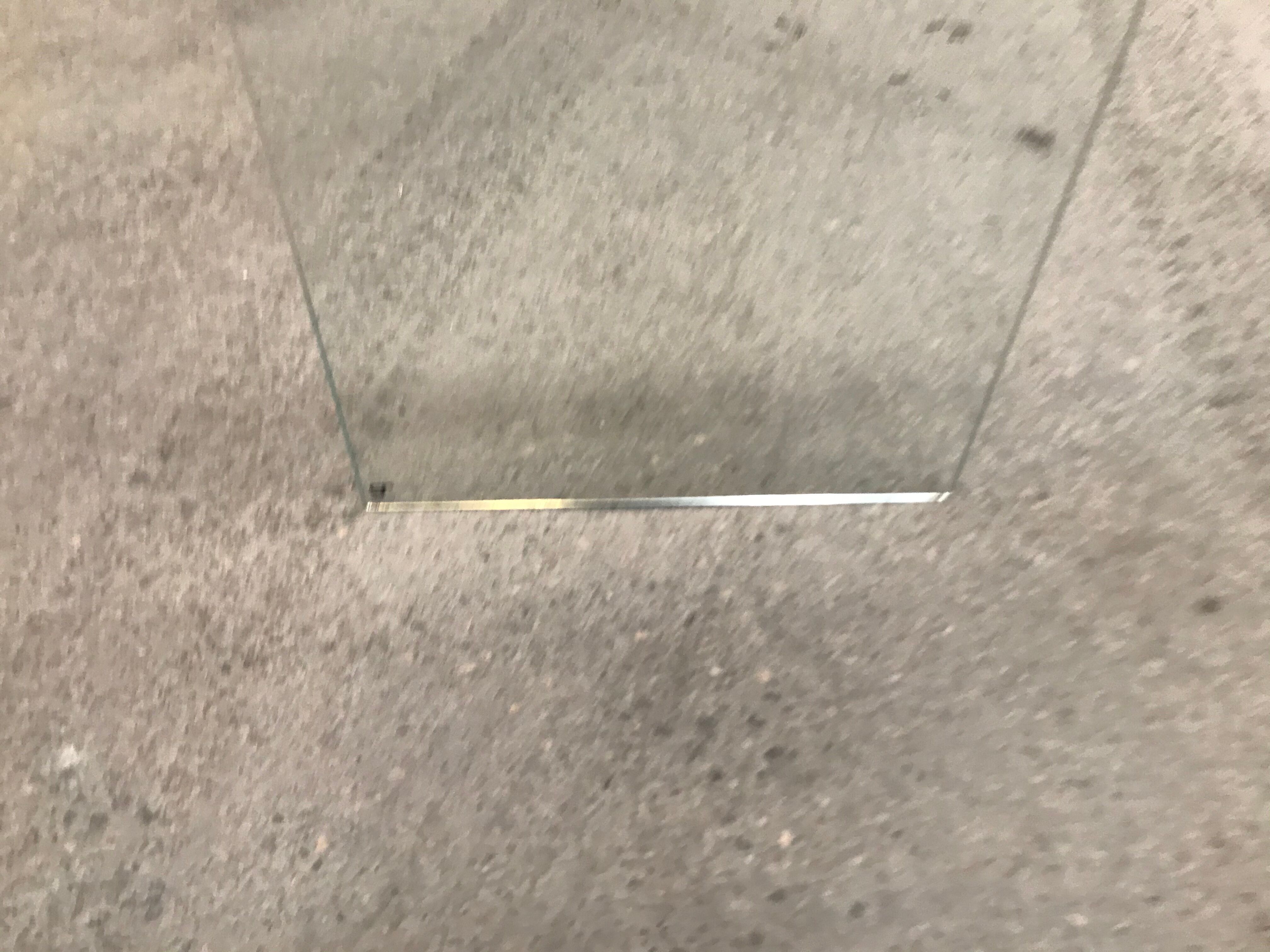 1970s glass coffee table by Gallotti&Radice